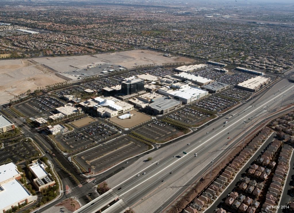 an aerial photo of Summerlin Center in Summerlin, Las Vegas, NV